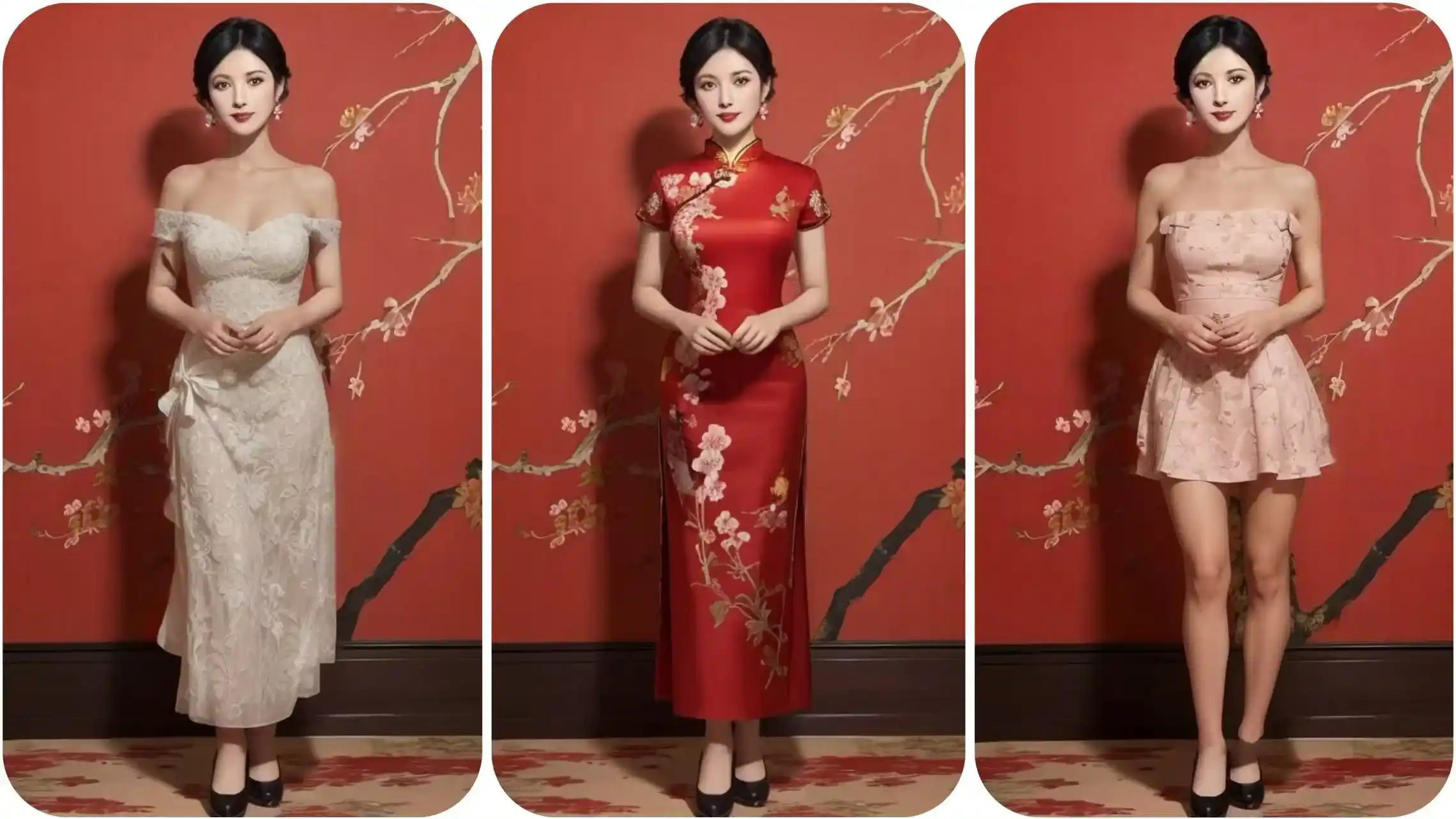 different styles of clothing using AI clothes changer